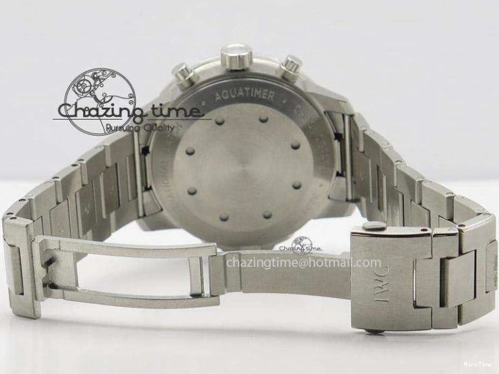 MIROTIME 1228 Versatile Aquatimer Chrono IW376803 V6F 1:1 Best Edition White Dial On SS Bracelet A 7359